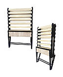 Розкладачка "Марсель" з підголовником (200х80 см) з матрацом, фото 4