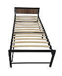 Розкладачка "Марсель" з підголовником (200х80 см) з матрацом, фото 5