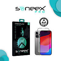Захисне скло Soneex Pro для iPhone 15 Pro Premium 3D Full Screen 0.26mm [Anti Static] (Black)