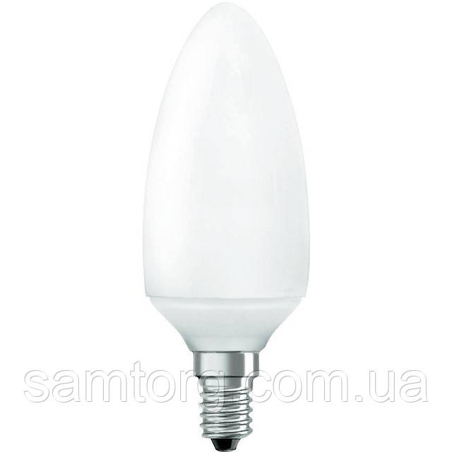 Лампа енергозберігаюча свічка 9W/825 E14 DSTAR MICA OSRAM DULUXSTAR Mini Candle
