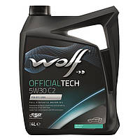 Моторное масло Wolf OFFICIALTECH 5W-30 C2, 4л