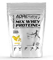 Протеин ADRENALINE MIX WHEY PROTEIN + 1000 грамм Вкус: Банан