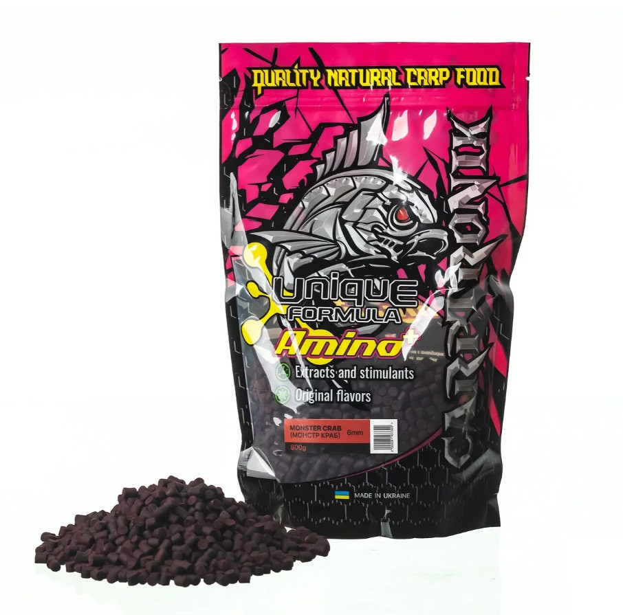 Пелетс кормовий Carptronik монстр краб 6mm 800g