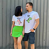 Парні футболки для двох. Чоловіча та жіноча футболка для закоханих. Обійми мене..Всі розміри є в наявності., фото 2