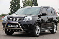 Кенгурятник с перемычкой и грилем для Nissan X-trail 2007-2010, 2010-2013 диаметр трубы 60мм