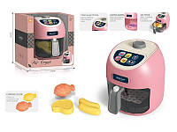 Детская игрушечная мультиварка (муляж пищи, чаша, свет, звук, кнопки, в коробке) LD 6613 B