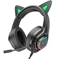 HF Stereo Hoco W107 Cute Cat Ears Elf (6931474791269)