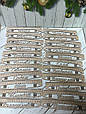 Дерев'яна Іменна лінійка довжиною 20 см Еко лінійки з фанери з іменами випускників, фото 2