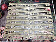 Дерев'яна Іменна лінійка довжиною 20 см Еко лінійки з фанери з іменами випускників, фото 3
