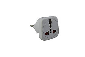 Мережевий перехідник 10A 250V №522 (Ціна за упаковку 24 шт.)