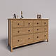 Великий комод "Хамес" з натурального дерева Ясен на вісім шухляд, фото 4