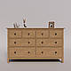 Великий комод "Хамес" з натурального дерева Ясен на вісім шухляд, фото 3