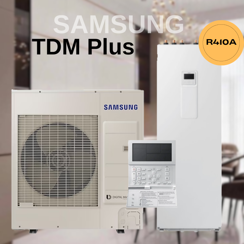 Тепловой насос Samsung ClimateHub TDM Plus с напольным гидромодулем AE090MXTPEH/EU/AE200TNWTEH/EU 9 кВт 220В - фото 1 - id-p1847235070