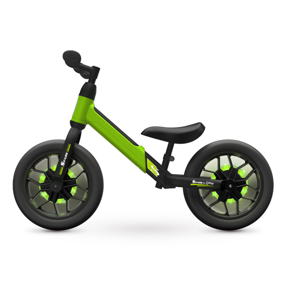 Біговел дитячий QPLAY ( сталева рама, колеса 12 дюймів) Spark Green