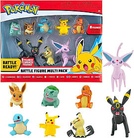 Набір фігурок Покемони 8 шт Pokémon Battle Figure 8-Pack PKW0184 оригінал