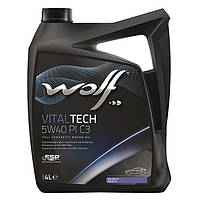 Моторное масло Wolf VitalTech PI C3 5W-40, 4л