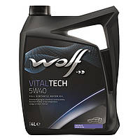 Моторное масло Wolf Vitaltech 5W-40, 4л