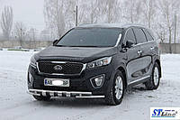 Защита переднего бампера для Kia Sorento 2015+