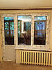 Металопластиковий балконний блок /вікно 1150х1350, двері 700х2050/, фото 6