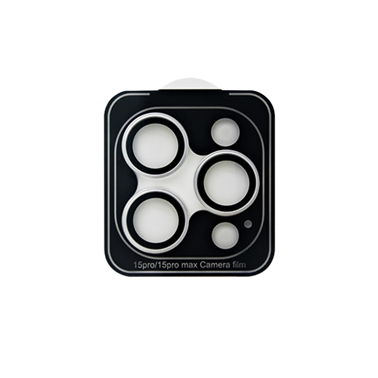 Захисне скло ZK для камери iPhone 15 Pro/15 Pro Max Hawk-Eye Glass (Silver)