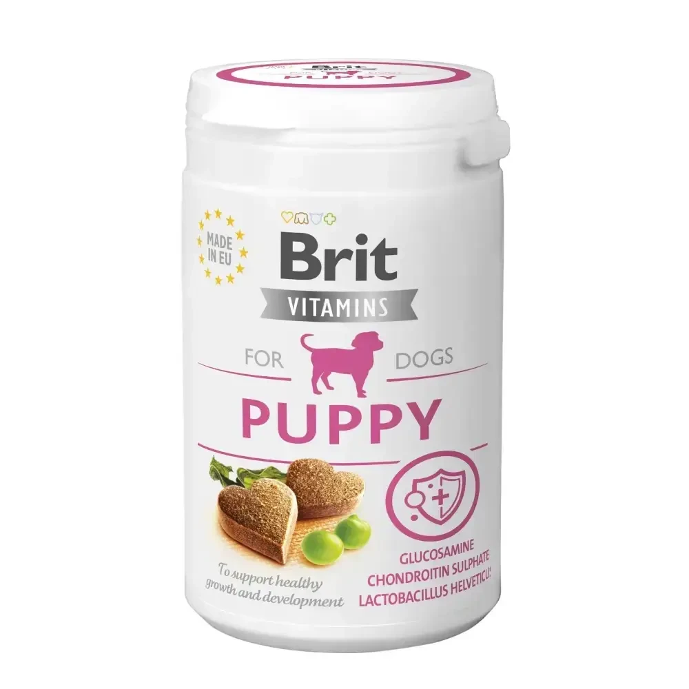 Вітаміни для здорового розвитку цуценят Brit Vitamins Puppy 150 г, фото 1