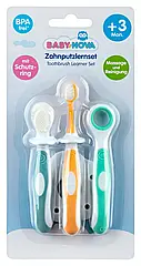Зубні щітки навчальні 3 + Baby-Nova