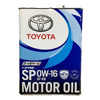 Моторное масло Toyota Synthetic Motor Oil SP/GF6B 0W-16, 4л, арт.: 08880-13105, Пр-во: Toyota