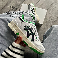 Жіночі кросівки Asics Ex89 Boston Celtics White Green, Якісні кросівки Асікс екс89