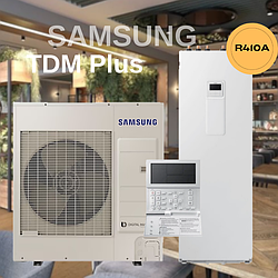 Тепловий насос Samsung ClimateHub TDM Plus з підлоговим гідромодулем AE090MXTPGH/EU / AE200TNWTEH/EU 9 кВт 380В