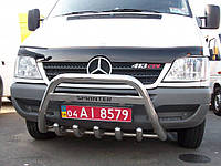 Кенгурятник с надписью Can otomotiv для Mercedes Sprinter труба 60мм