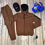 Спортивний костюм чоловічий весняний Nike Tech Fleece (найк теч фліс) весна осінь комплект з курткою демісезонний. Живе фото, фото 10