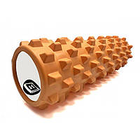 Массажный ролик Grid Roller PRO EasyFit EF-2029-OR 45 см, Оранжевый, Toyman