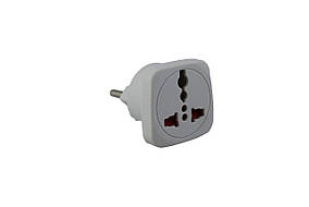 Мережевий перехідник 10A 250V №522 (Ціна за упаковку 24 шт.)