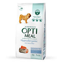Корм сухой OPTI MEAL для взрослых собак средних и крупных пород Гипоаллергенный - ЛОСЬ 1,5 кг