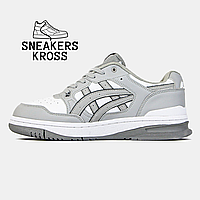 Мужские кроссовки Asics EX89 White Oyster Grey, Качественные кроссовки Асикс екс89 серые