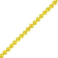 4 мм Бусины Стеклянный Жемчуг, Оливково Желтые Перламутровые тон 43, Фурнитура для Украшений Бижутерии