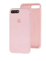 Чехол-накладка Silicone Case для iPhone 7 Plus/8 Plus Светло-розовый