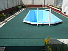Гумове покриття для басейну. 1000х1000 мм. Товщина 20 мм., фото 7