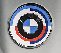 БМВ Емблема 82 мм Значок Ф30 BMW F30 M PERFORMANCE Ювілейний значок на 50 років