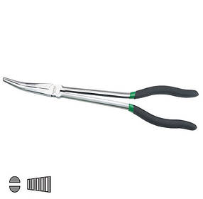 Довгогубці вигнуті 280 мм кут 45° TOPTUL  DFAH1211