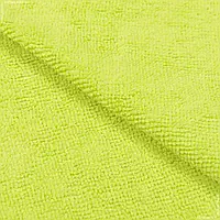Ткань Микрофибра универсальная для уборки махра гладкокрашенная цвет лайм (170см 200г/м² пог.м) 184979