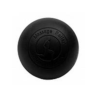 Массажный мячик EasyFit EF-2076-B, каучук 6.5 см, черный, World-of-Toys