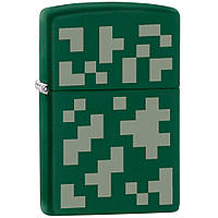 Зажигалка Zippo Regular Green Matte 221 пиксель