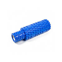 Массажный ролик Grid Roller Double EasyFit EF-7737-3-Bl 33 см, Синий, World-of-Toys