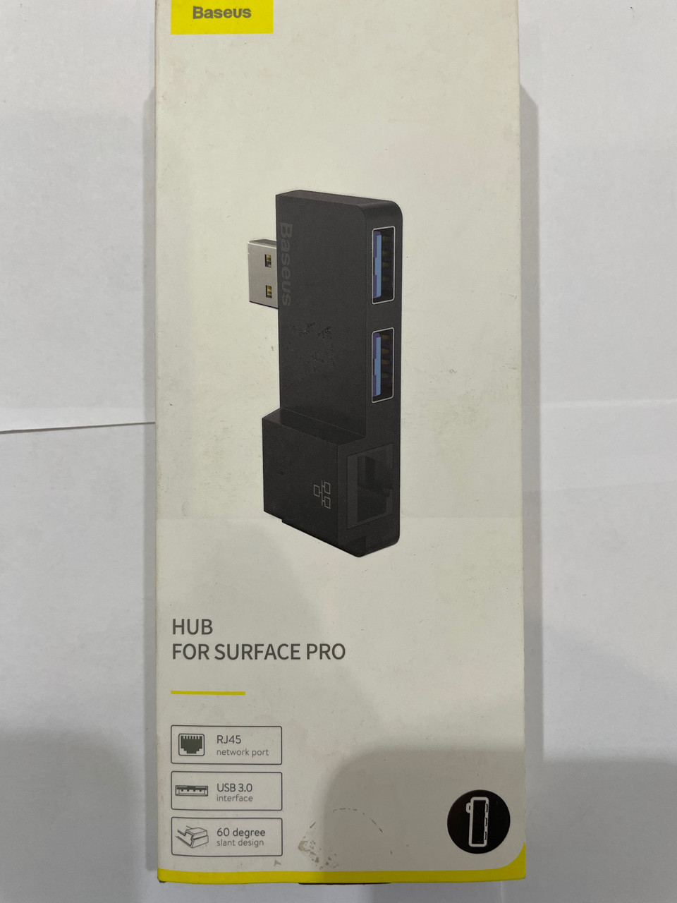 Концентратор Baseus Multifunkctional HUB USB-USB3.0 (2port)+RG45 black