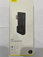 Концентратор Baseus Multifunkctional HUB USB-USB3.0(2port)+RG45 black