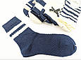 Жіночі демісезонні шкарпетки Корона смужки-бантик, бавовна.  Розмір 36-41, 10 пар/уп. асорті кольорів, фото 3