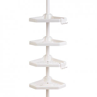 Полиця у ванну кутова Prima Nova N01-01 Біла