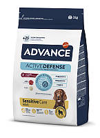 Сухой корм Advance Dog Med/Maxi Sensitive Lamb&Rice для взрослых собак с чувствительных пищеварением ягненок и