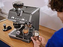 Ріжкова кавоварка еспресо Delonghi La Specialista Arte Evo EC 9255.T, фото 6